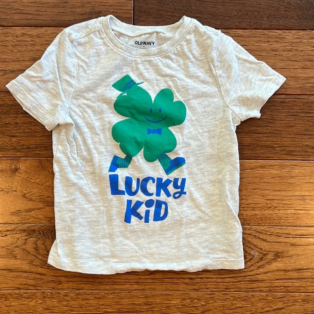 Four Leaf Clover “Lucky Kid” T-shirt Size 4T